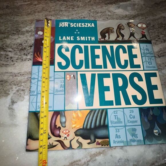 Science Verse, Hardcover Book of Sci-Rhymes, Jon Scieszka & Lane Smith - Picture 9 of 12